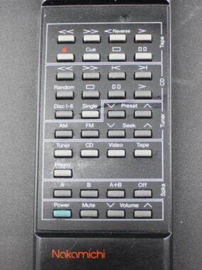 Genuine Nakamichi Receiver 2 CA81723 Remote Control Tested Working